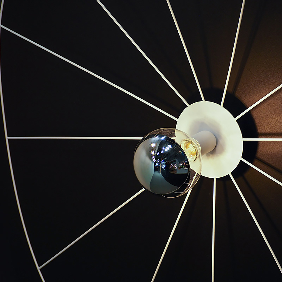 Aplică / Plafonieră ESKOLA 70 negru