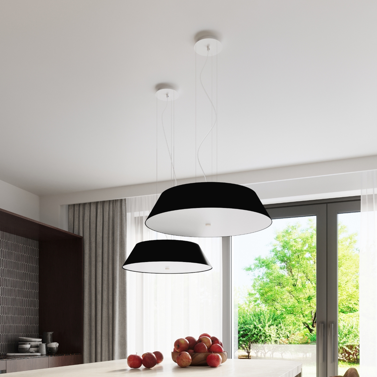 Candelabru VEGA 70 negru