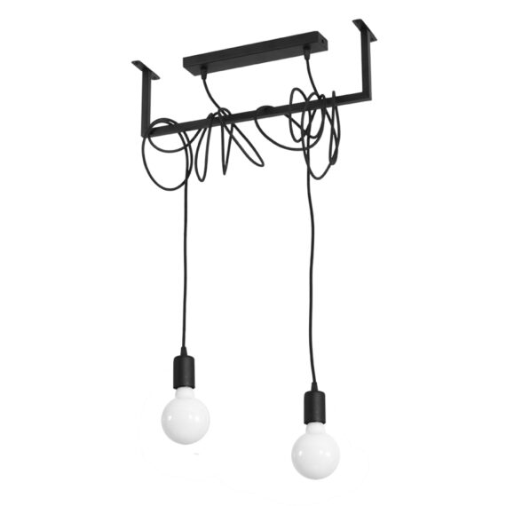 Candelabru SALAMANCA 2 negru
