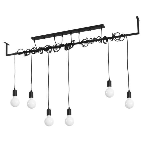 Candelabru SALAMANCA 6 negru