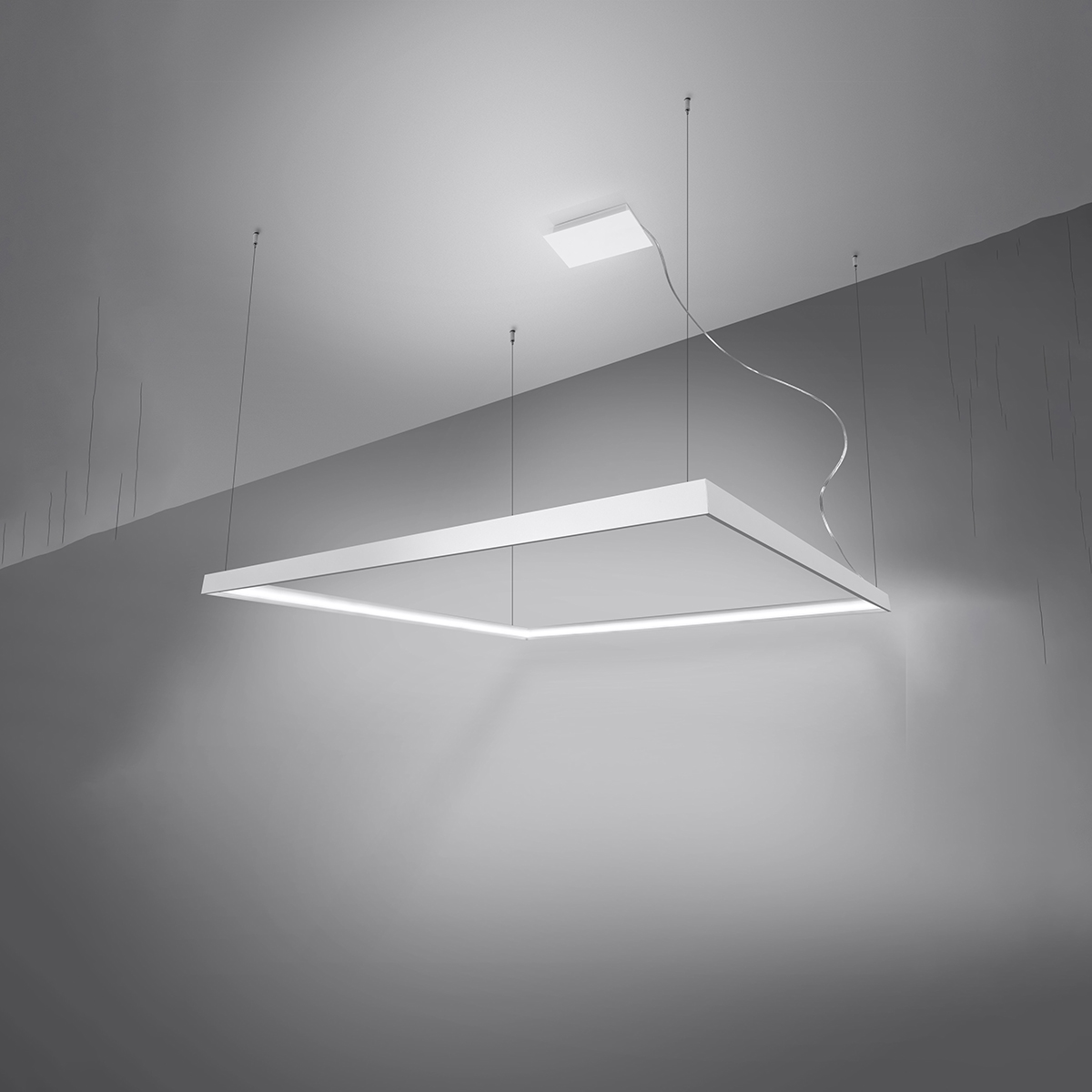 Candelabru NELYA L alb 4000K