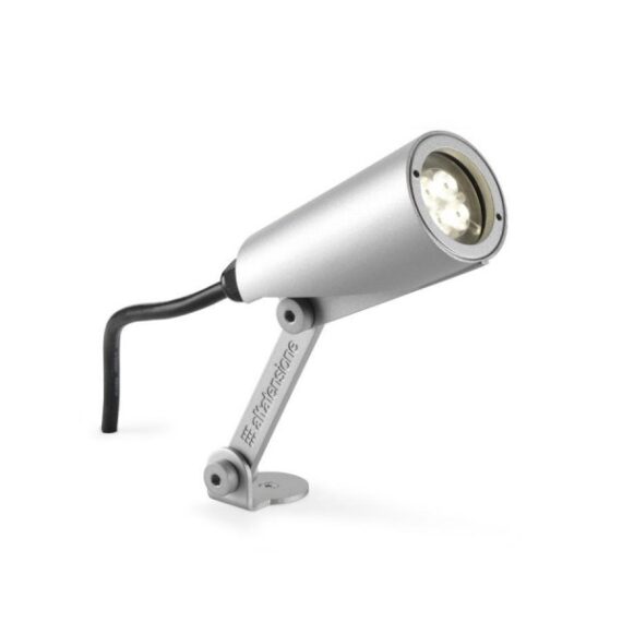 RX4 DC reflector exterior gri argintiu aluminiu 700mA LED 7W 30° IP65 3200K