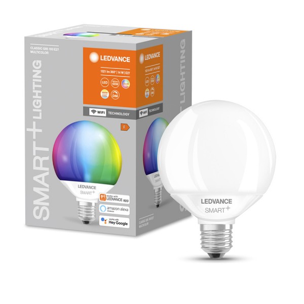 OSRAM SMART+ Globe 95 mat 230V E27 LED EQ100 RGBW