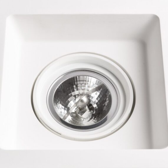 DINO SQ G53 înclinabil  în rigips 230V LED G53 15W