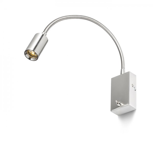 VERSA de perete nichel mat 230V LED 3W 40° 3000K