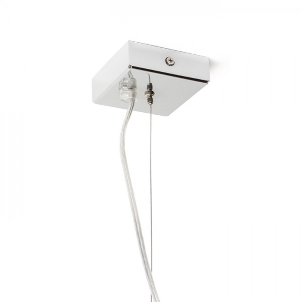 LUCIA 30x10 suspendat sticlă satinată/crom 230V LED E27 15W