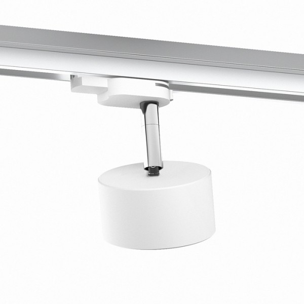 PIXIE pentru șină cu 3-circuite alb crom 230V LED GX53 7W