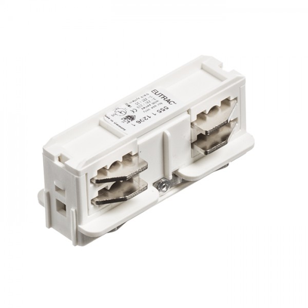EUTRAC conector conductibil longitudinal alb 230V