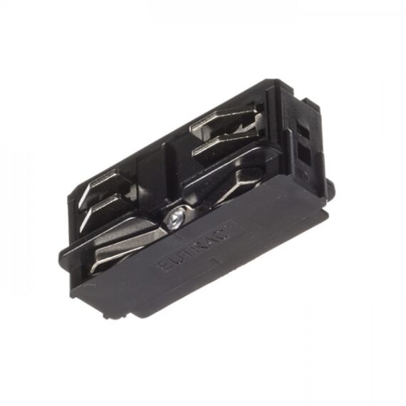 EUTRAC conector conductibil longitudinal negru 230V