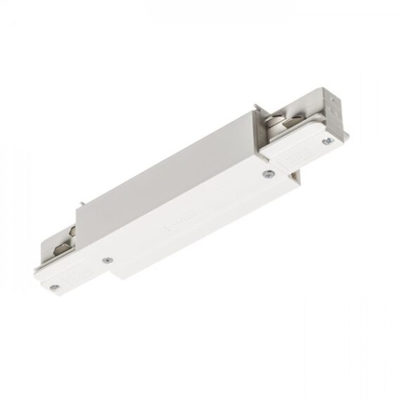 EUTRAC conector longitudinal cu posibilitatea de alimentare alb  230V