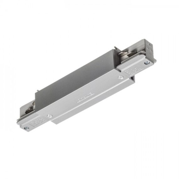 EUTRAC conector longitudinal cu posibilitatea de alimentare gri argintiu  230V