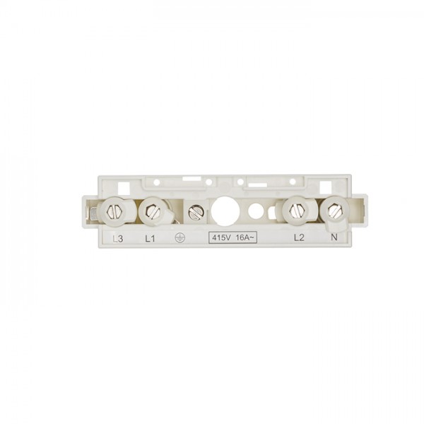EUTRAC cu alimentare pentru șină cu 3-circuite alb 230V