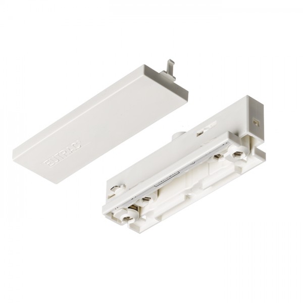 EUTRAC cu alimentare pentru șină cu 3-circuite alb 230V