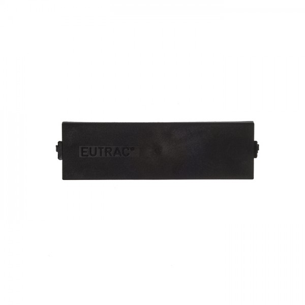 EUTRAC conector longitudinal cu posibilitatea de alimentare negru 230V