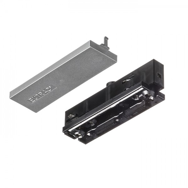 EUTRAC cu alimentare pentru șină cu 3-circuite gri argintiu 230V