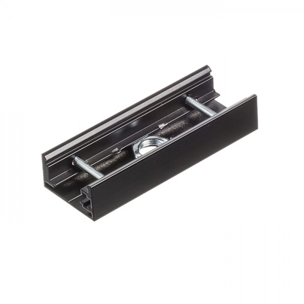 EUTRAC conector pentru șină cu 3-circuite negru