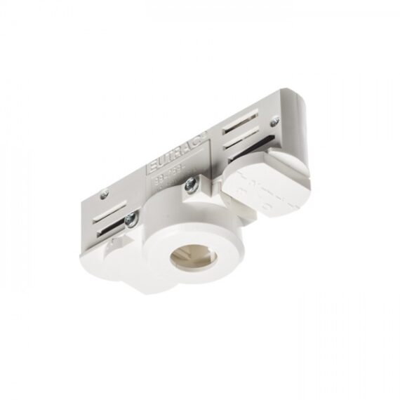 EUTRAC adaptor pentru șină cu 3-circuite alb  230V