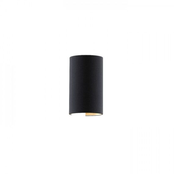 RON W 15/25 de perete poligot negru/folie de cupru 230V LED E27 15W