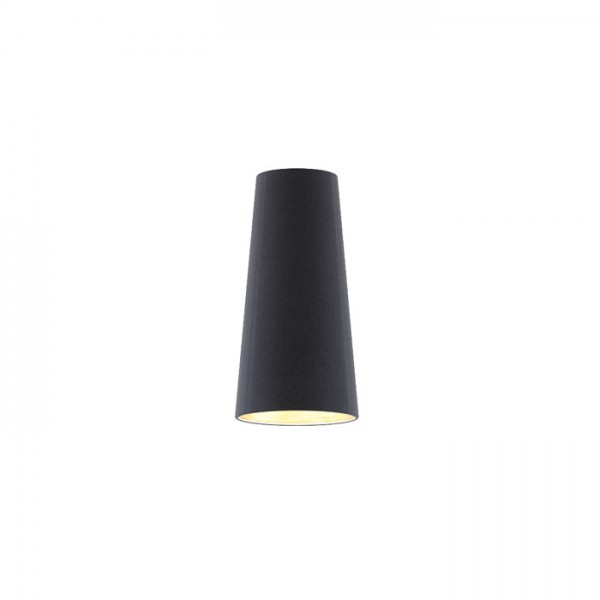 CONNY 15/30 abajur de masă poligot negru/folie de cupru max. 23W