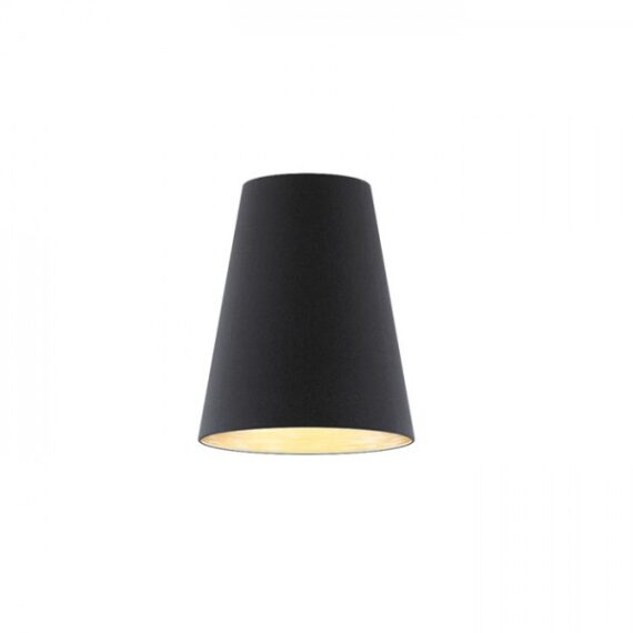 CONNY 25/30 abajur de masă  poligot negru/folie de cupru  max. 23W