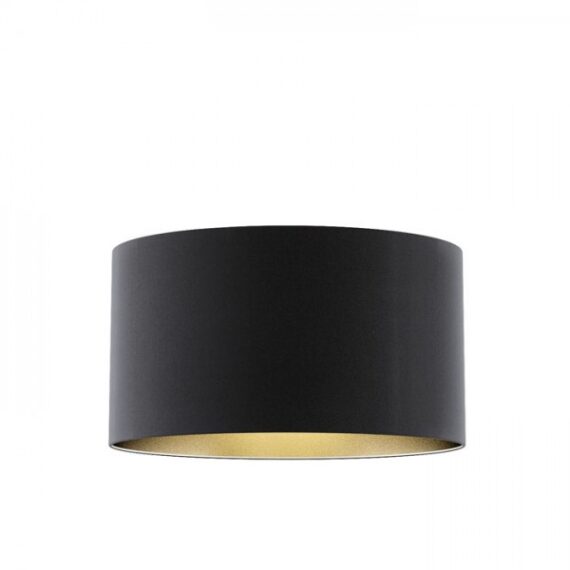 RON 55/30 abajur  poligot negru/folie aurie  max. 23W