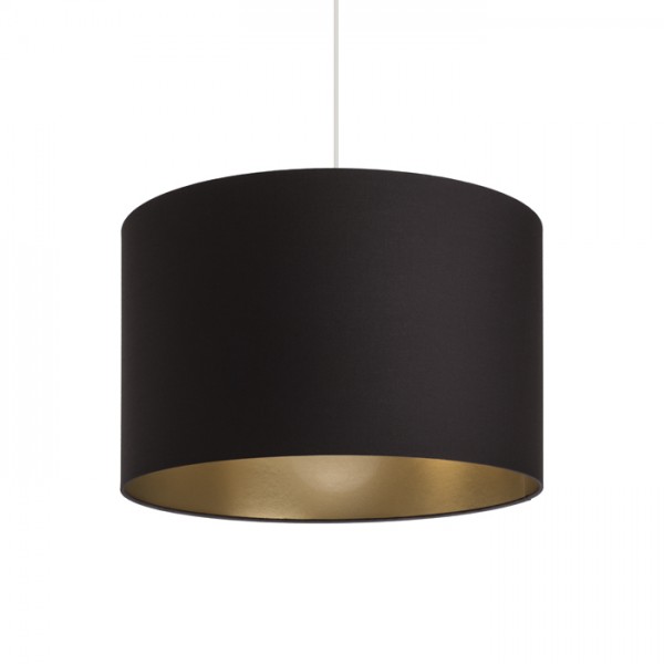 RON 40/25 abajur poligot negru/folie aurie max. 23W