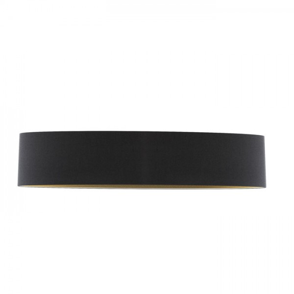 CASUAL 120/25 abajur poligot negru/folie aurie max. 23W