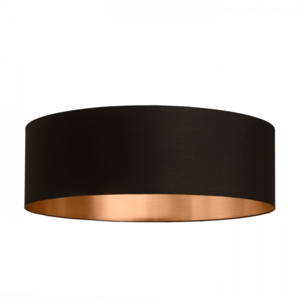 RON 60/19 abajur poligot negru/folie de cupru max. 23W