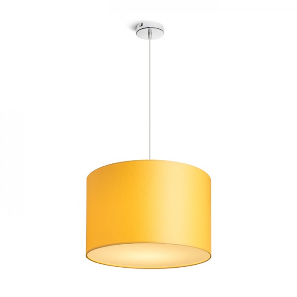 RON 40/25 abajur Chintz apricot/alb PVC max. 23W