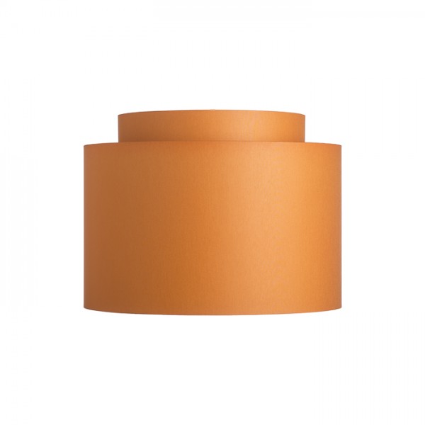 DOUBLE 40/30 abajur Chintz oranj/alb PVC max. 23W