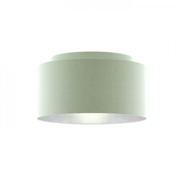 DOUBLE 55/30 abajur  Chintz de mentă/folie argintie  max. 23W
