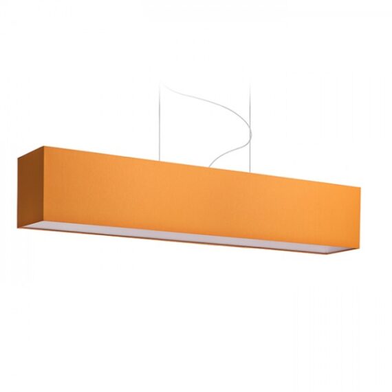 LOPE 120/22 abajur  Chintz oranj/alb PVC  max. 23W