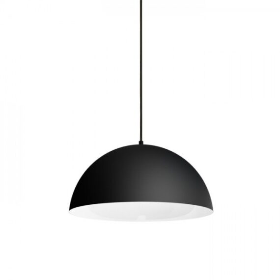 MONROE 40 suspendat negru mat/alb  230V LED E27 30W