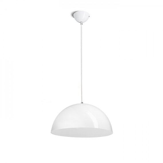 MONROE 40 suspendat alb briliant/alb  230V LED E27 30W