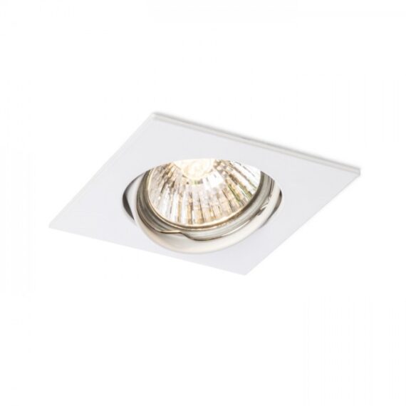 TOPIC SQ înclinabil alb mat  230V GU10 50W