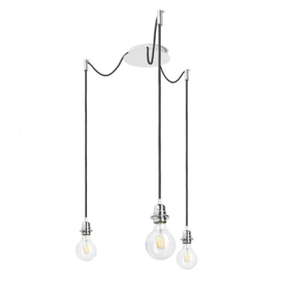 KOMBIX 3 set suspendat BA+CN+DCR   230V LED E27 3x15W