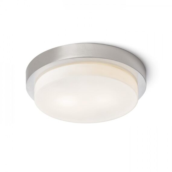 GORRA de tavan  nichel mat 230V LED E14 2x6W IP44