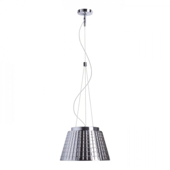 CORONA suspendat  sticlă de crom 230V LED E27 15W