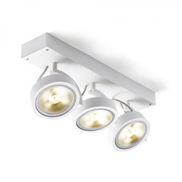 KELLY III de perete alb 230V LED G53 3x15W