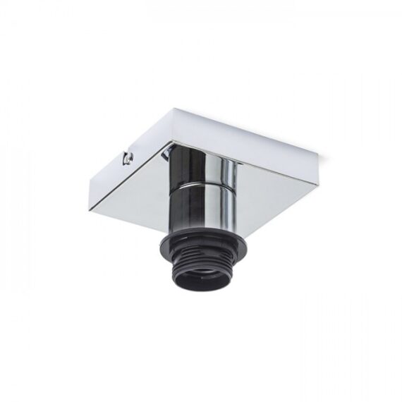 SOLO SQ băza de tavan  crom 230V LED E27 15W