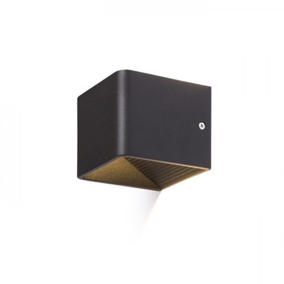 ONYX de perete negru 230V LED 5W 3000K