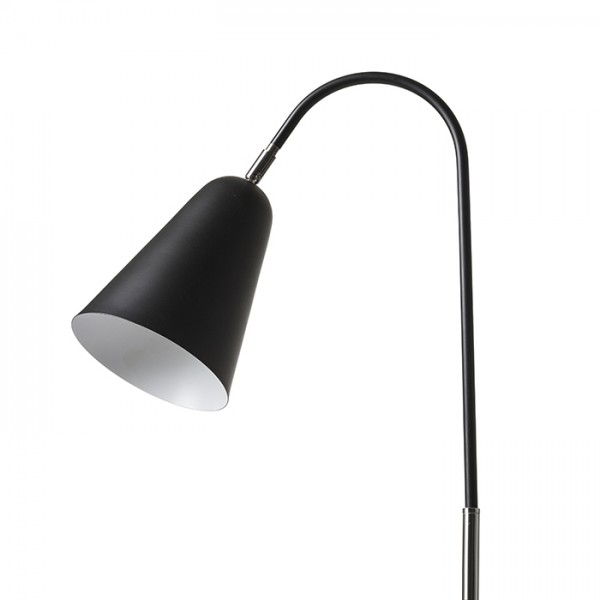 GARBO de masă negru crom 230V LED E27 15W