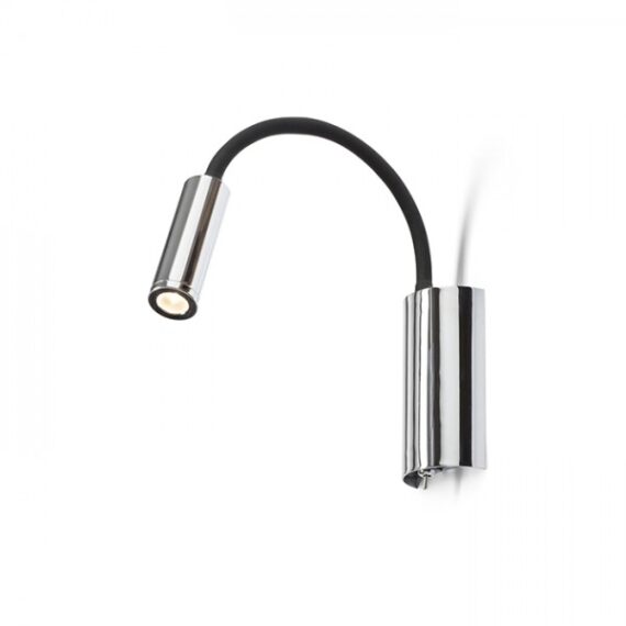 SHOW de perete negru crom 230V LED 3W 3000K