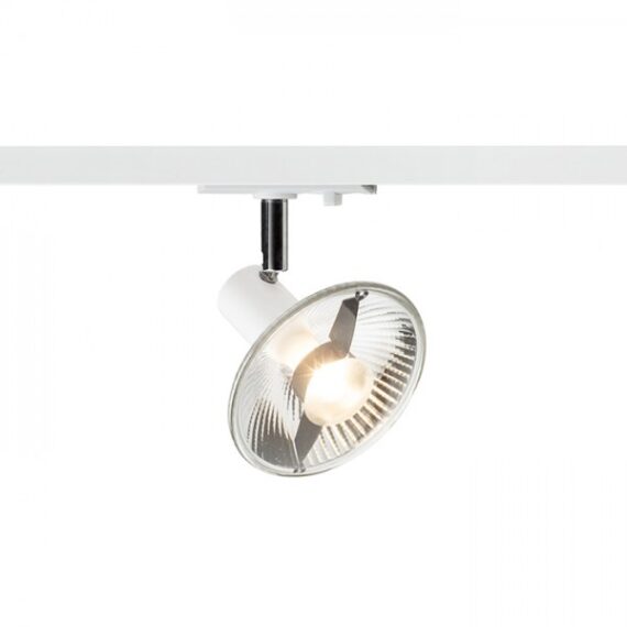 TRICA pentru șină cu 1-circuit alb  230V LED GU10 12W