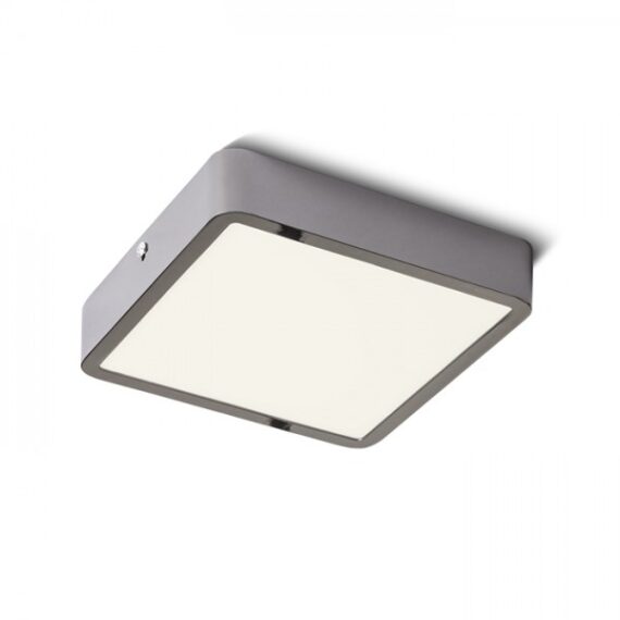 HUE SQ 17 DIMM de tavan  crom negru 230V LED 18W  3000K