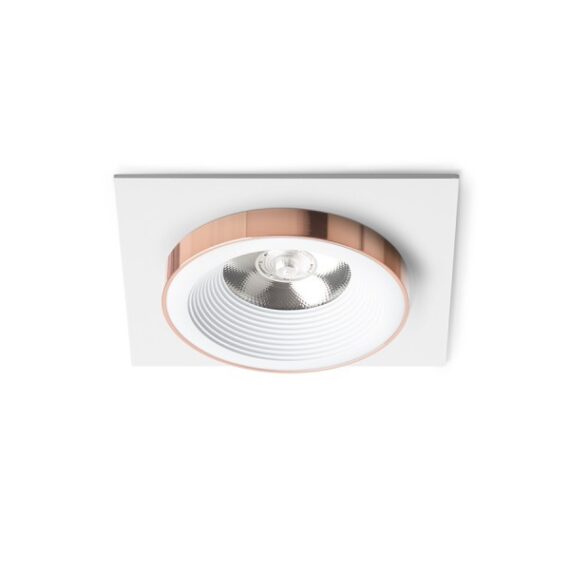 SHARM SQ I încastrat alb cupru 230V LED 10W 24°  3000K