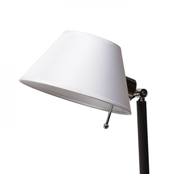 MONTANA de perete alb/negru crom 230V LED E27 11W