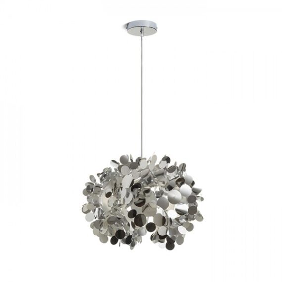 CONFETTI suspendat  folie de crom 230V LED E27 15W