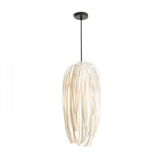 ZALA suspendat albe PVC/negru  230V LED E27 11W