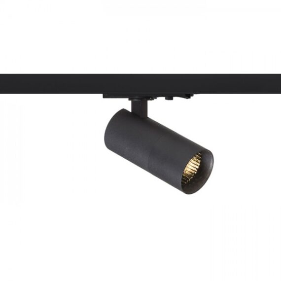 FORZA pentru șină cu 1-circuit negru  230V LED GU10 10W